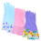 6Pairs PVC Kitchen Gloves for Washing Dishes Assorted Color Durable 3