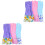 6Pairs PVC Kitchen Gloves for Washing Dishes Assorted Color Durable 5
