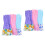 6Pairs PVC Kitchen Gloves for Washing Dishes Assorted Color Durable 6