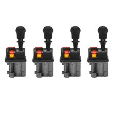 4X Proportionele Regelkleppen met Aftakasschakelaar Kipper Hydraulisch Systeem Vertragen Luchtaangedreven Vrachtwagen