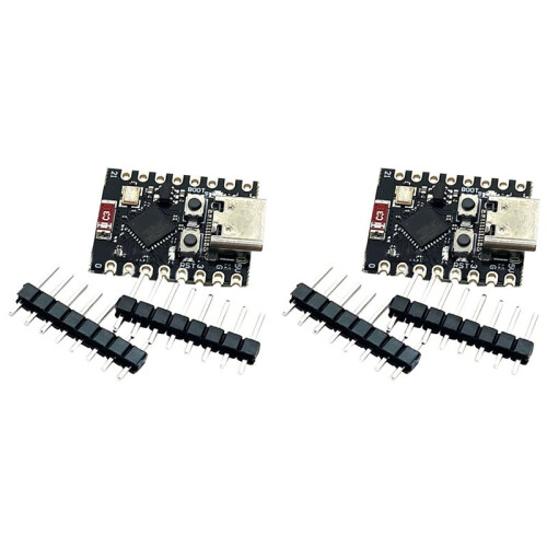 2X ESP32 C3 Entwicklungsboard-Module -WLAN-BT--Modul RISC-V 32-Bit-Single-Core-Prozessor