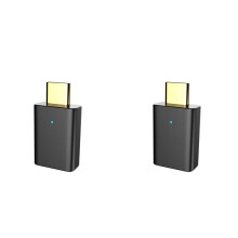 2X LE Audio LC3 Bluetooth5.4 Audio Transmitter AptX-LL/HD Type-C Wireless Stereo Music Adapter with Auracast
