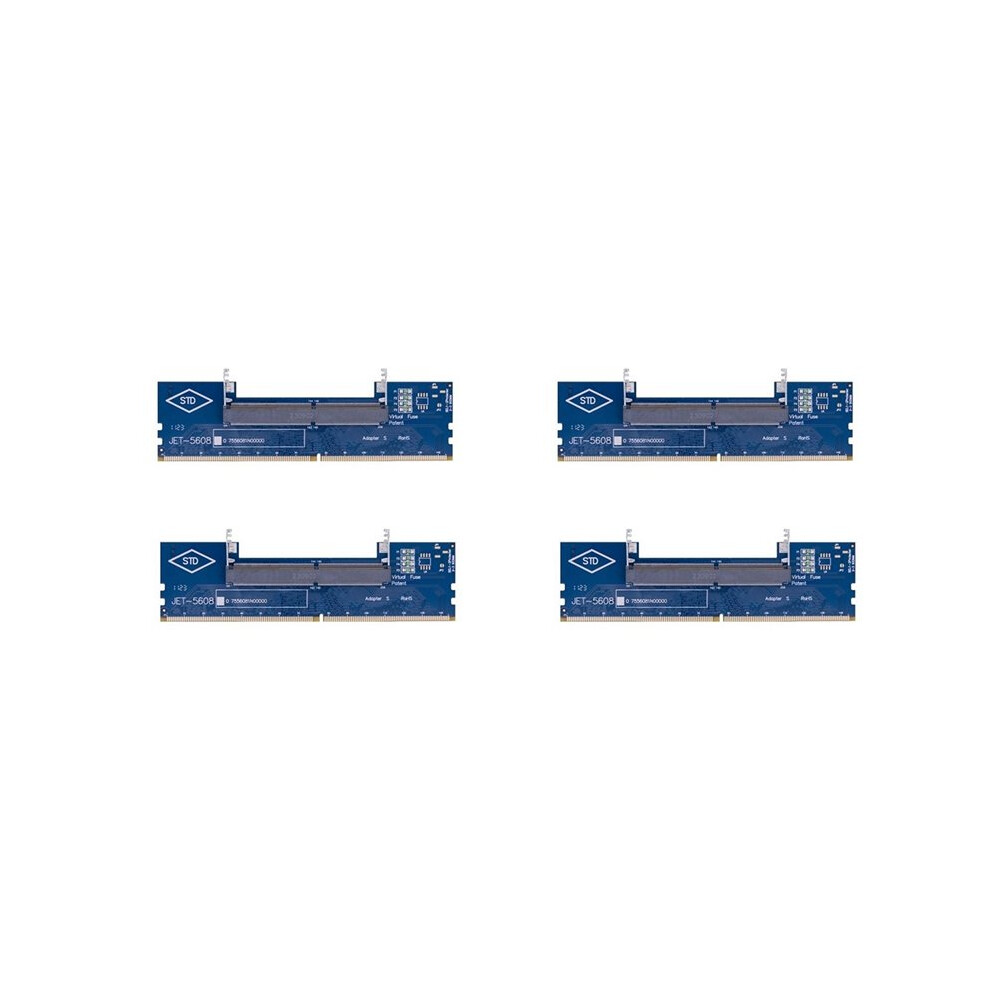 Photos - RAM 4PCS Laptop to Desktop SO-DIMM to PC DIMM Card DDR4 Memory Memory Adapter Laptop to PC Desktop Test Card