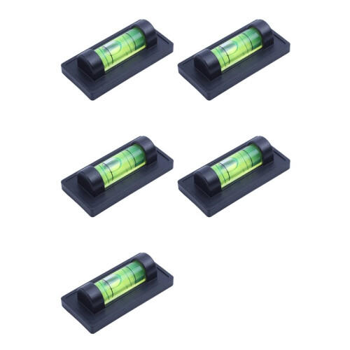 5X Magnetisk Magnet Bubbla Vattenpass 25 mm Flaska NYHET