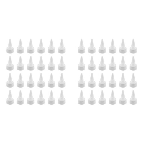 48PCS Squeeze Bottle Cap Replacement Squeeze Bottle Cap Plastic Bottle Squeeze Headfor Squeeze Bottle Dispensing Cap