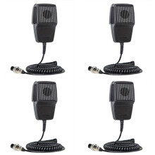 4X CB-507 Microphone 4 Pin Connector Mobile Radio Speaker for    Car CB Radio Two Way Radios