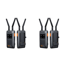 2X Wireless Audio Video Transceiver 200M -Compatible Transmitter Receiver for Photography Laptop to TV Monitor