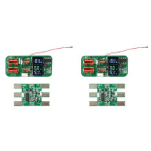 2X PD45W 3S Bidirektionale Schnelllade-Powerbank-Hauptplatine mit Batterieschutz-LED-Anzeige, DIY-Lademodul