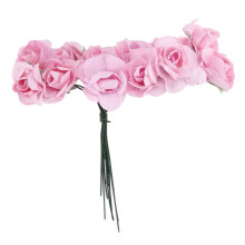 432pcs  Petite Paper Artificial Rose Buds Flowers DIY  Wedding Decor Home, Light