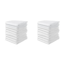 12 X 9 Ft Plastic Drop Cloths (12 Pack) - Disposable Painter'S Sheeting & Tarps for Painting, Waterproof Furniture/Couch
