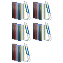 10 Pcs Welders Pencil with 48 PCS Round Refills Mechanical Pencils Metal Welding for Tube Pipe Fitter