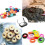 6 PCS Small Storage Box with Lid Rectangular Small Tin Boxes Metal Box with Lid Small Tin Box for Home Storage Black 7