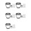 5 Set Work Protection Mask Full Face Protector Shield Transparent Facial Protector Face Dustproof with 10 Filter Black 1