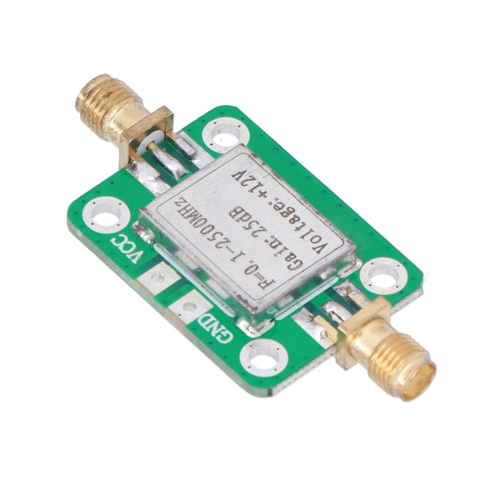 Low Noise Rf Amplifier 0.12500Mhz Wideband 12V 45Ma 25Db Smak Female Lna 4241390697050