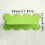 2X Wooden Wavy Storage Rack Wall Shelf Home Decoration Green 1