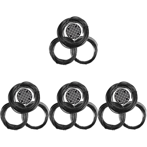 4Sets Durable Black Copper Bonsai Wire Kit for DIY Plant Training 1