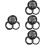 4Sets Durable Black Copper Bonsai Wire Kit for DIY Plant Training 6