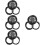4Sets Durable Black Copper Bonsai Wire Kit for DIY Plant Training 7