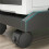 Double Layer Rolling Printer Stand with Lockable Wheels and Removable CPU Tower Rack for Office (Black 45x22x59cm) 5