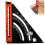 Carpenter Square, Adjustable Square Folding Square Ruler, Extendable Layout Tool Folding Square Rule 1