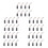 40 Pcs 5 X 8 X 14mm Carbon Brush Replacement for Electric Angle Grinder 1