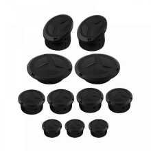 Compatible 11 Pieces Motorcycle Frame Hole Plug Cap Set Accessories Spare Parts for R1200 1250GS Lightweight Replacement Waterproo