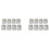 1 Inch Blind Brackets White Profile Box Mounting Bracket Window Blinds Headrail Bracket (16) 1