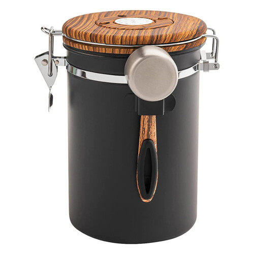 Coffee-Bean Container for Ground Coffee-Bean Storage Jar Stainless Steel