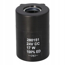 24V 17W Hydraulic Solenoid Valve Coil 280151 for Eaton Vickers MCD-9105 Manifold Systems