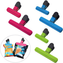 Heavy-Duty Large Chip Clips (6 Pcs) – Airtight Seal, Assorted Colors, for Coffee, Potato & Food Bags