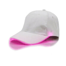 Baseball Caps,Trucker Hats LED Lighted up Hat Glow Club Party Baseball Hip-Hop Adjustable Sports Cap Running Hat,Unisex Baseball Cap Pink