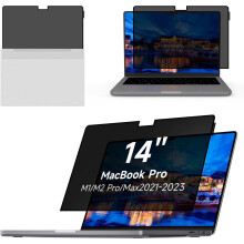 Schermo per la privacy rimovibile per MacBook Pro da 14" (2021–2023, M1/M2Pro/Max, A2779/A2442).