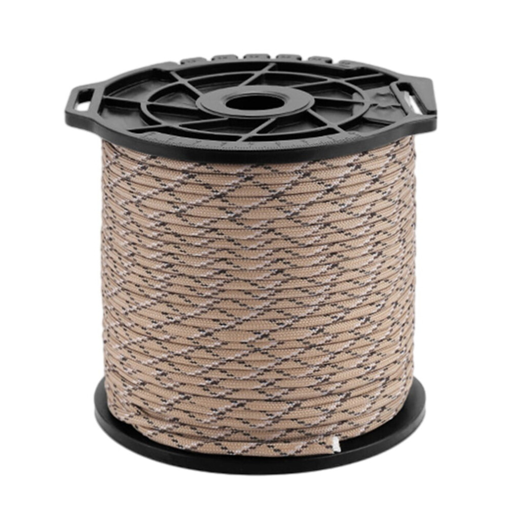 100M Camping Wind Rope 4Mm Windproof Tent Rope Clothesline Climbing Rope Desert 9028731134512