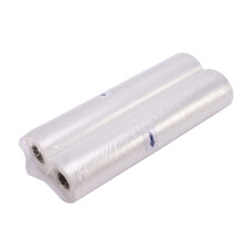 2 ROLLS -28CMX 12M- TEXTURED VACUUM VAC SEALER SOUS VIDE FOOD SAVER STORAGE BAGS