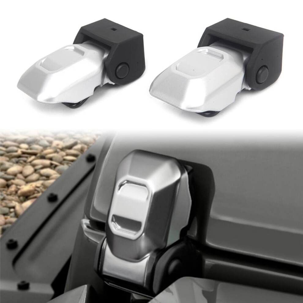 2X Car Hood Lock Latch For Jeep Wrangler Jl Gladiator 2018-2021 Silver 9448483359238