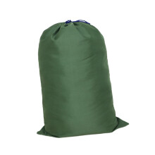 Thickened Oversized Drawstring Laundry Bag, Machine Washable Canvas Travel Garment Bag, Green, 100x140cm