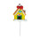 Christmas Cake Topper Reusable Bright Color Ornament 1