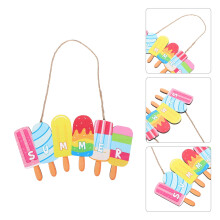 MLINS Summer Door Decor with Assorted Colors Synthetic Material for Decoration 8.5x11 Inches