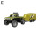 (Green)Mini RC-Car LED Lights Off-road Car Mini Remote Control + Trailer Single Box 1
