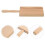 2X Pasta Making Board, Gnocchi Board, Beech Wood Gnocchi Board Butter Board Dough Scraper,A 5