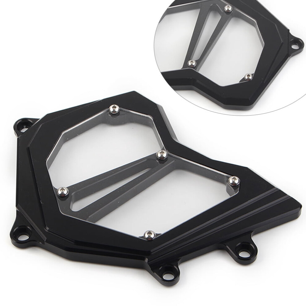Cnc Front Sprocket Cover Chain Guard For Kawasaki Ninja Zx10r 2011-2023 Black 9448483360432