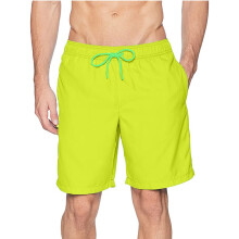 badebukser herre sportsnet strandshorts tørre hurtigt med inderside fritidsbukser herreshorts herre badetøj herre badebukser gul + 3XL