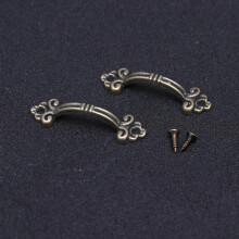 20 buc mânere de sertar din aliaj de aluminiu maro închis, stil antic, pentru decor și mobilier de casă