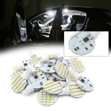 20pcs/Set Car Universal 12v T10/921/194 Super White RV Trailer Landscaping 24SMD Interior LED Light Bulb Lighting Bulbs