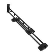 WHAMVOX Raft telescopic pentru haine, multifuncțional, extensibil, pentru pantaloni, organizator de dulap, negru