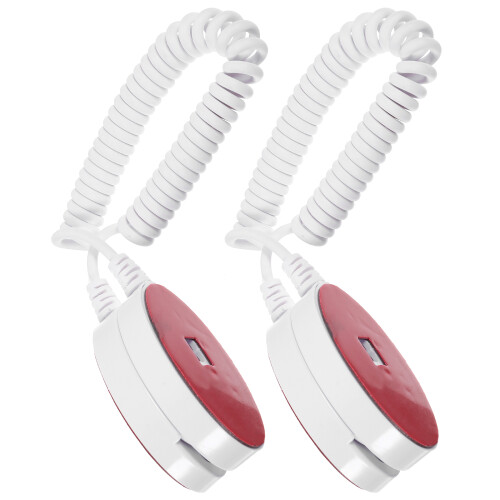 2 Pcs TV Remote Control Holder Security Lock Cable Cables Tether