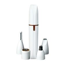 Portable 4-in-1 Electric Hair Trimmer - Nose, Ear, Eyebrow, and Body Shaver for Home and Travel, Suitable for Face and Bikini Line Epilation