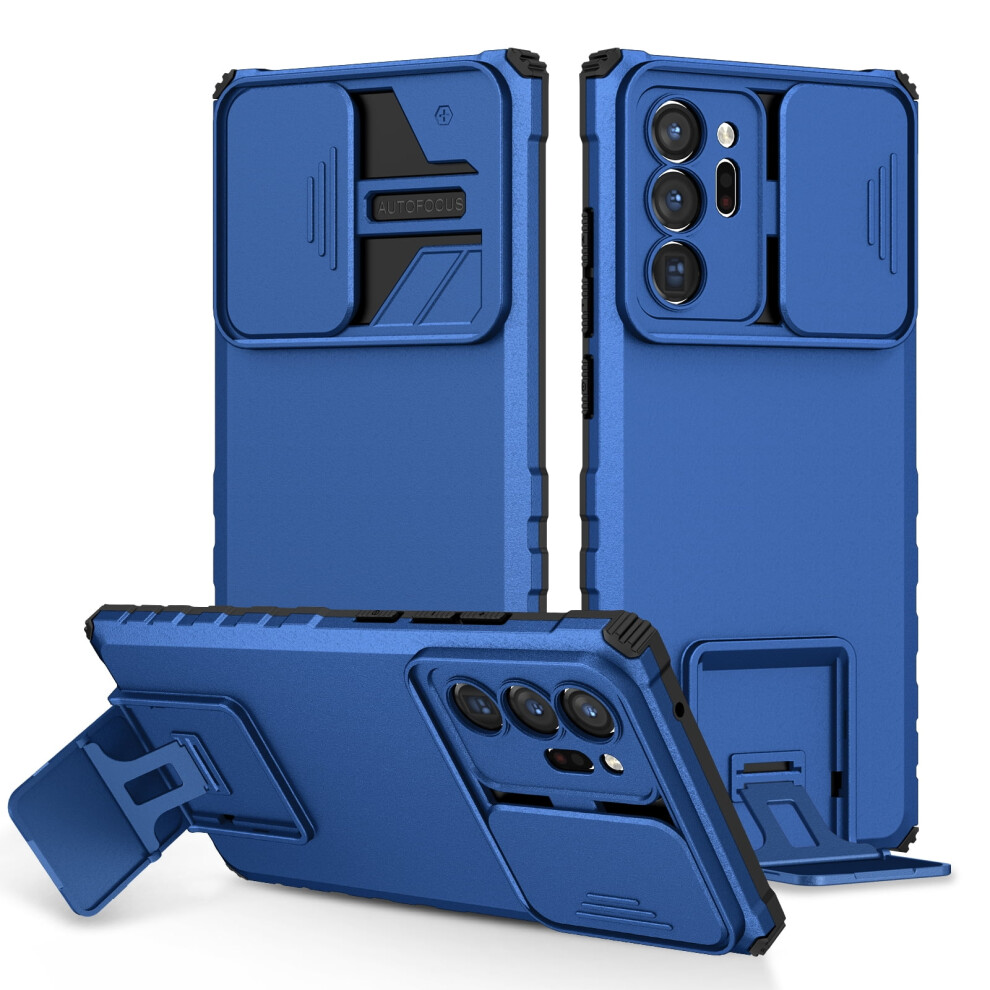 Luxury Slide Lens Case For Samsung Galaxy Note 20 Ultra 6.9", Shockproof, Drop Protection, Kickstand, Ultra Slim & Lightweight Â Blue 9028731635347