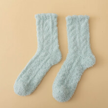 Women's Socks Breathable Socks Womens Winter Thickened Warm Coral Velvet Soft Fluffy Sleeping Home Socks Home Socks,Green Women's Accessories Socks