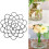 2X Wire Flower Arranging Tool- Flower Frog, Reusable, Bendable Flower Grid Black 4Inch 6